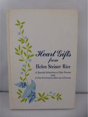 Heart Gifts Helen Steiner Rice Poems Inspirational Christian Poetry Hardcov BK1